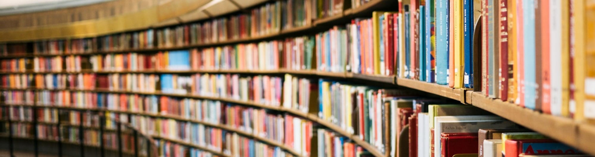 books on brown wooden shelf